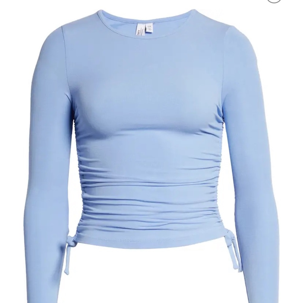 & Other Stories Ruched Long Sleeve Top